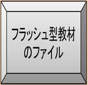 フラッシュ型教材のファイルへボタン