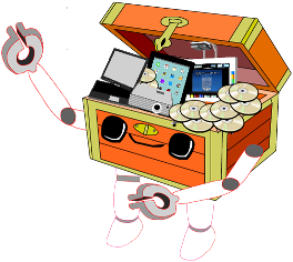 キャラクター宝箱くん